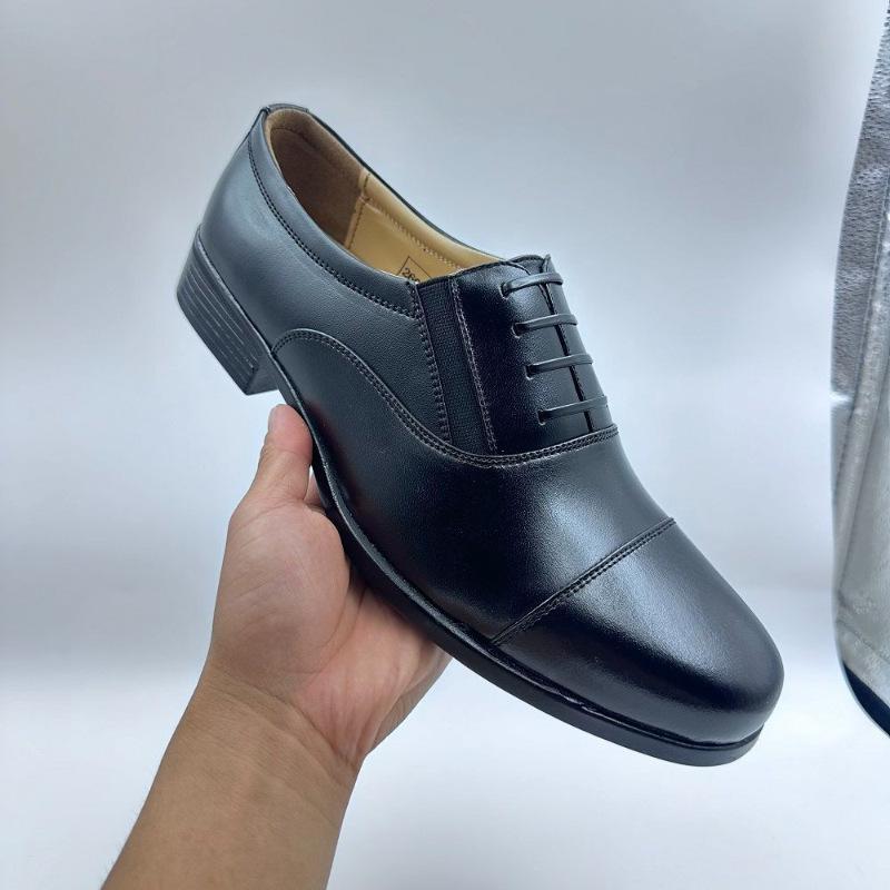 革靴 メンズ 男性用 ビジネスシューズ フォーマル 三接ぎ 尖頭 滑り止め 3E 幅広 職場 仕事 新中式 結..