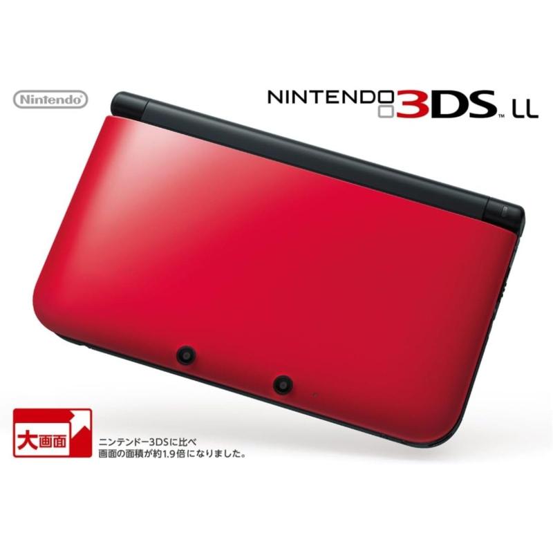 【中古】【整備済み品】 Nintendo 任天堂 ニンテンドー3DS LL レッドXブラック バッテリー交換済み SDカードフルフォーマット済み