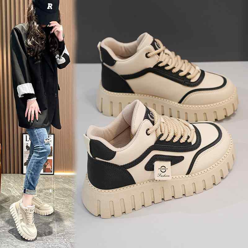 靴 レディース 厚底 ショートブーツ カジュアル 韓国風 インヒール 美脚 歩きやすい 疲れない ローファー スリッポン スニーカー パンプス レースアップ レザー フラット 春秋