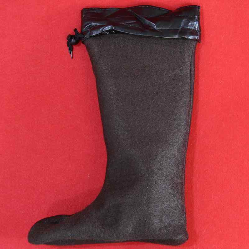 レインブーツ 男性用 中高筒 靴下 保温 防寒 インナー 裏起毛 シューズカバー2