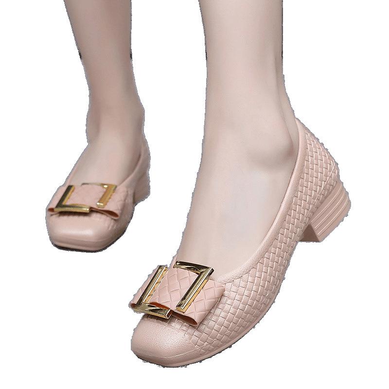 レインブーツ レディース 作業用 滑り止め 防水 耐摩耗 韓国風 ショート 長靴 普段使い