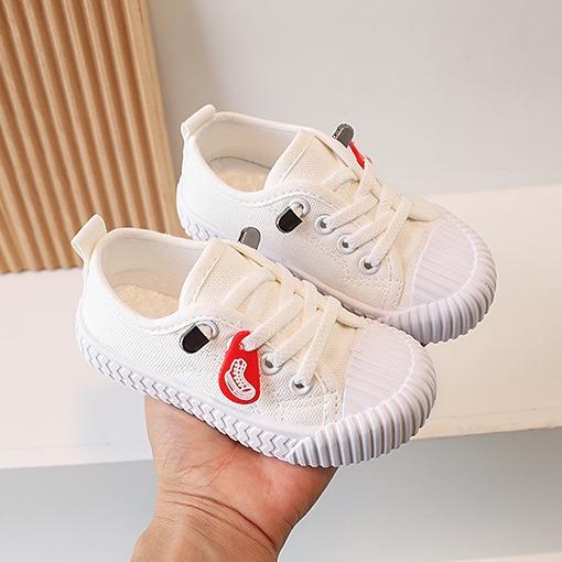 Shoes - スニーカー キッズ 女の子 男の子 子供靴 春夏 スポーツシューズ 中学生 大学生 ローカット 通学履き 白
