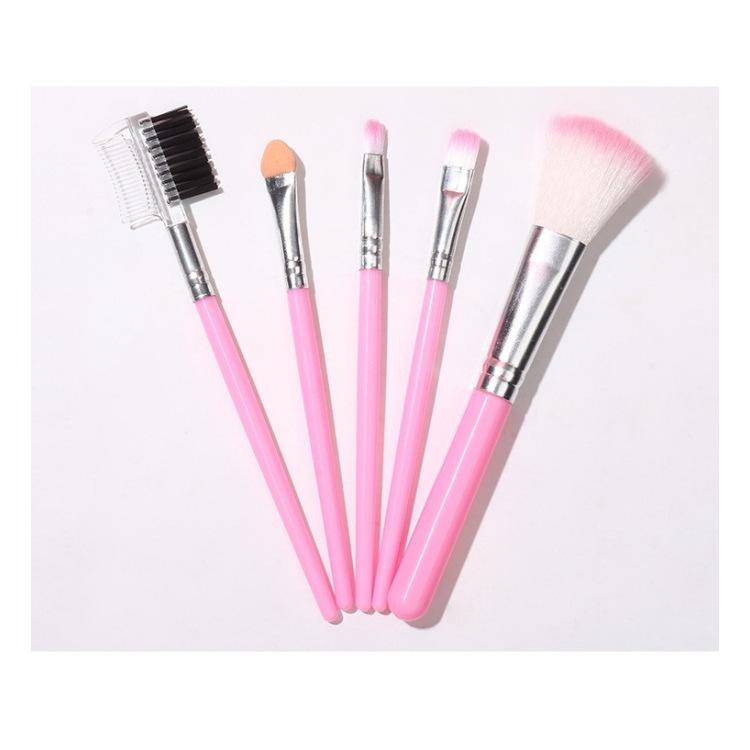 メイクブラシ セット 5本 携帯用 5点セット 化粧ブラシ チーク フェイスブラシ コンシーラー 旅行 アイシャドウ