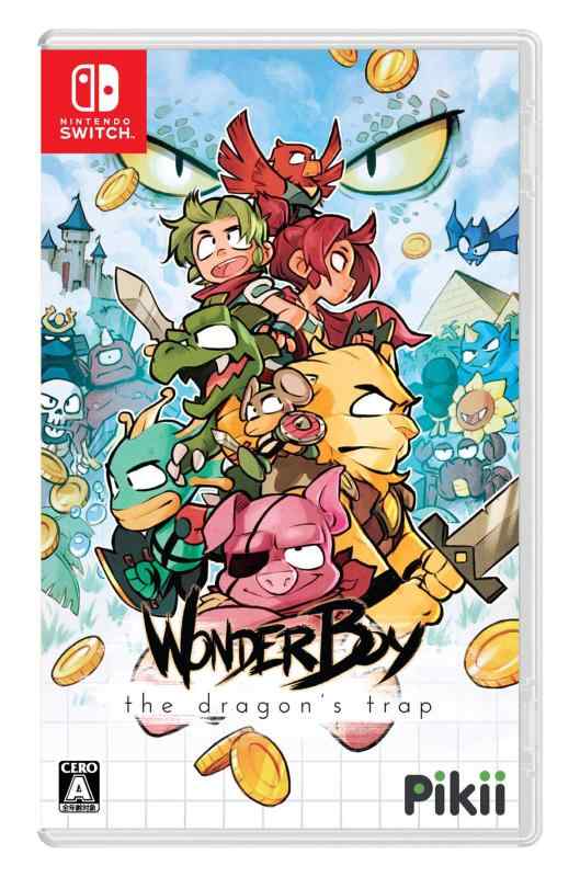 【中古】Wonder Boy: The Dragon's Trap (【パッケージ版購入特典】20ページに及ぶ取り扱い説明書&amp;リザードマンのキーストラップ&amp;リバーシブルジャケット 同梱) - Switch