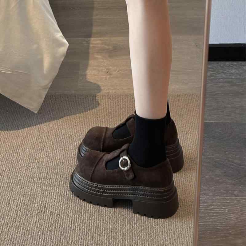 靴 レディース 厚底 マリージェーン ローファー 小柄 身長アップ 普段使い お出かけ 歩きやすい 履きやすい 婦人靴