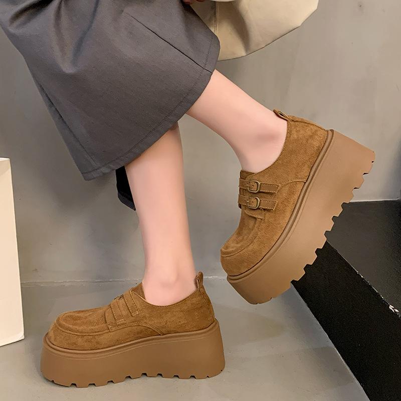 靴 レディース 厚底 スニーカー スリッポン ローファー 疲れない 歩きやすい 楽ちん 美脚 春秋 かわいい カジュアル スタイル おしゃれ ファッション