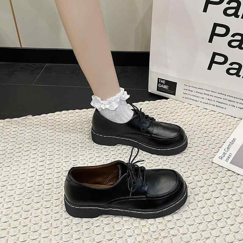 靴 レディース 学生 ローファー スクール 制服 オックスフォードシューズ フラットシューズ 春秋 韓国風 カジュアル 歩きやすい 痛くない かわいい2
