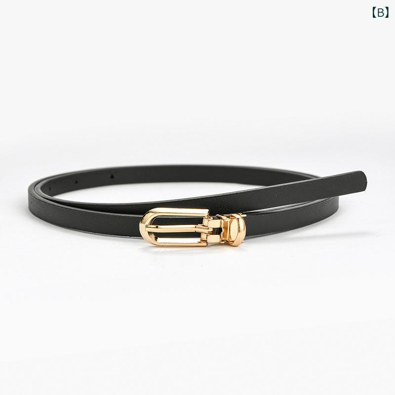 ベルト レディース 細ベルト PUレザー 普段使い ワンピース 飾り シャツ ブラウス セーター おしゃれ シンプル ベーシック カジュアル