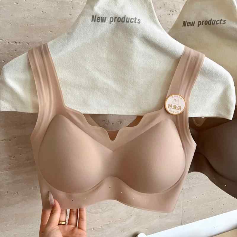 ファンデーション ブラ カップ付き キャミソール レディース 夏 ノンワイヤー ブラトップ 無縫製 インナー
