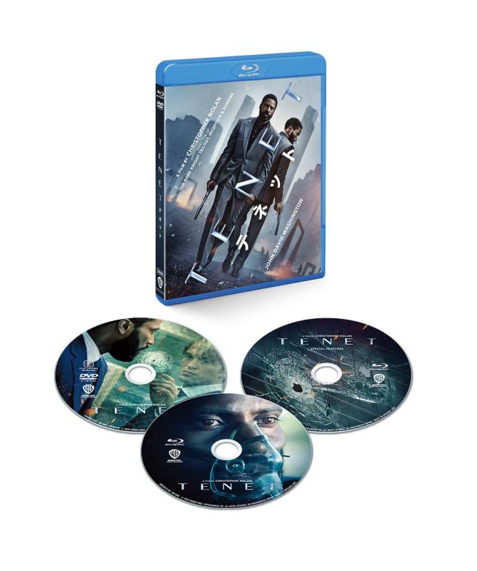 【中古】TENET テネット ブルーレイ&amp;DVDセット (3枚組/ボーナス・ディスク付) [Blu-ray]