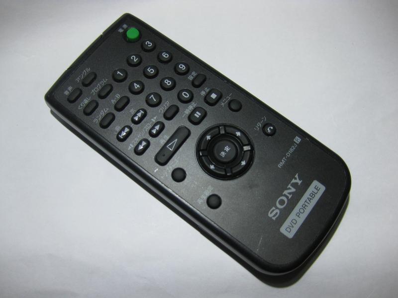 【中古】ソニー DVD PORTABLEリモコン RMT-D182J
