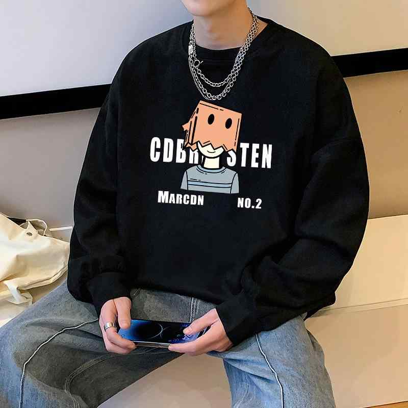 スエード調 トレーナー 男性用 春秋 トップス ゆったりサイズ 長袖 カットソー インナー