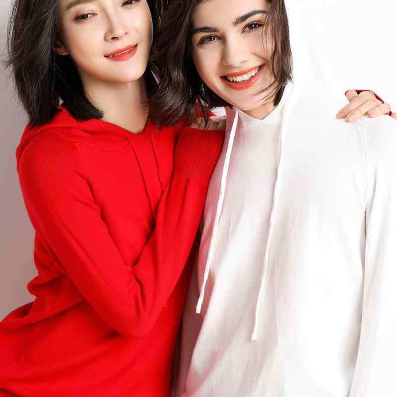 パーカー レディース 春秋 薄手 韓国風 プルオーバー フード付き ゆったり ニット トップス