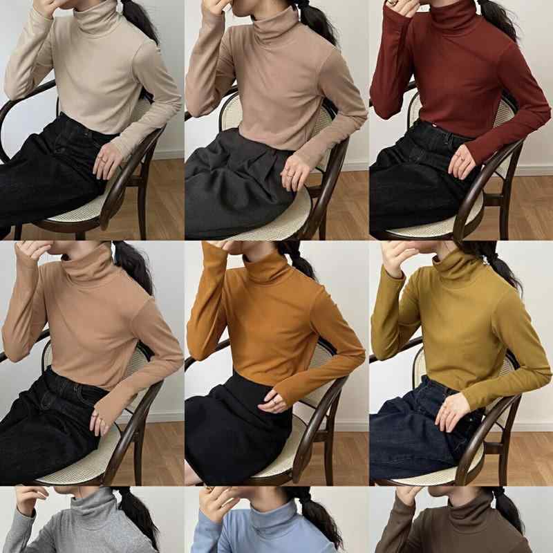 ニット レディース 秋冬 韓国風 ファッション トップス プルオーバー あったか ふわふわ 伸縮性 ストレッチ やわらか 長袖 インナー カットソー カジュアル 普段使い かわいい