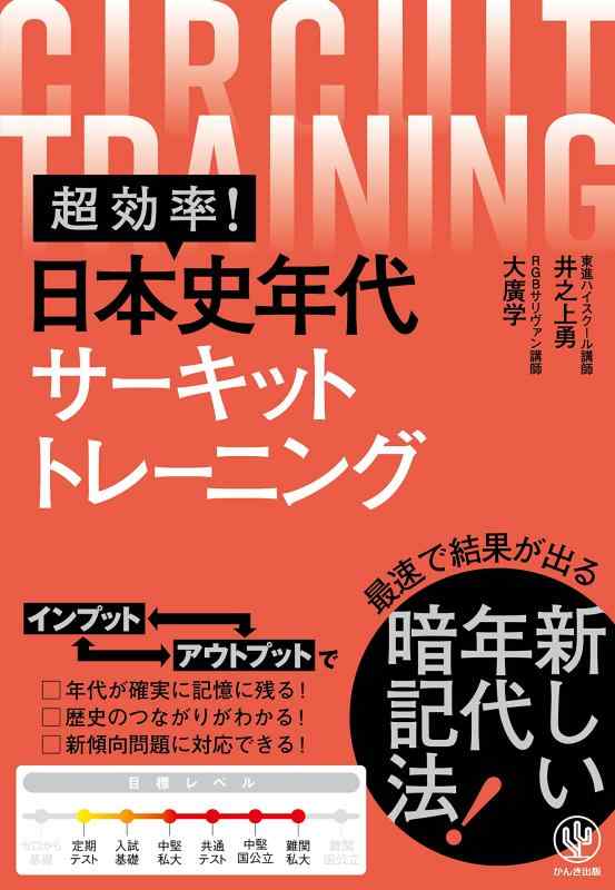 楽天市場】超効率! 日本史年代サーキットトレーニングの通販