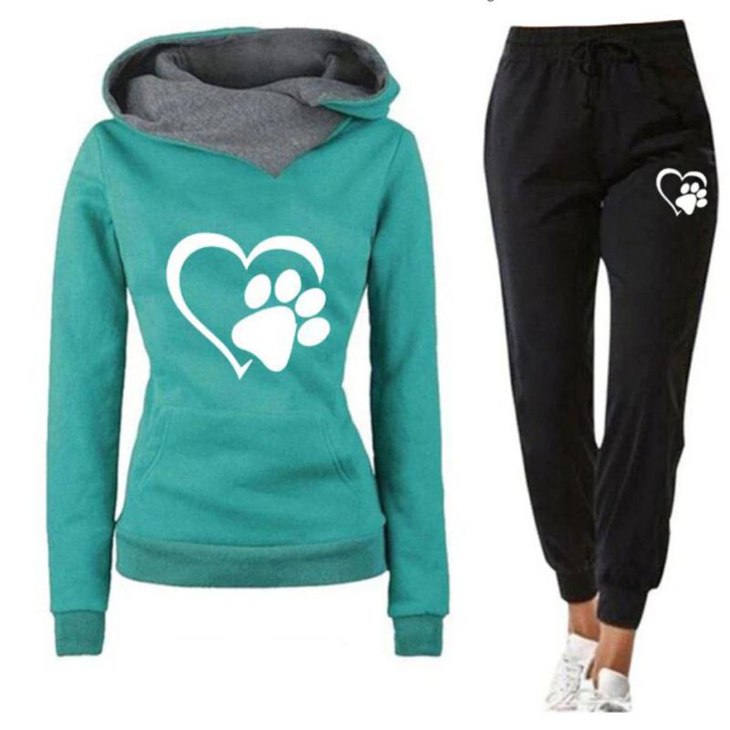 パーカー ユニセックス プリント 秋冬 プルオーバー フーディー スウェット セットアップ 上下セット 部屋着 カジュアル ランニング スポーツウェア