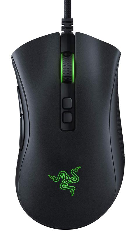 【中古】Razer DeathAdder V2 ゲーミングマウス 右手エルゴノミック形状 Focus+センサー 20000DPI 軽量82g 光学スイッチ 8ボタン 柔らかい布巻ケーブル Chroma 【日本正規品】 RZ01-03210100-R3M1(2.0)