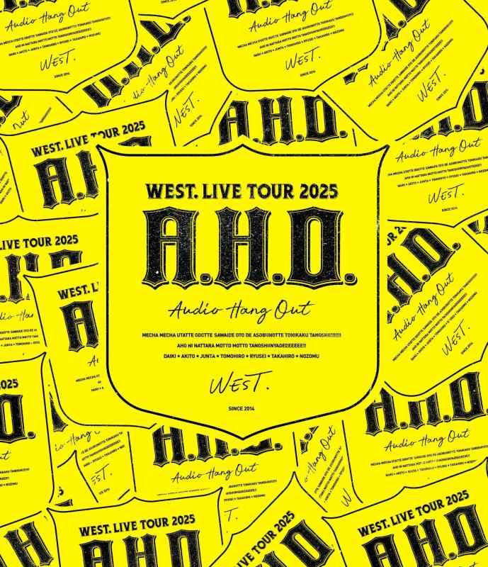【中古】WEST. LIVE TOUR 2025 A.H.O. -Audio Hang Out- (通常盤) (Blu-ray) -WEST.