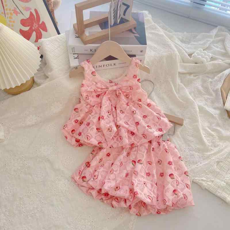 Kids' Clothing Set - Spring/Summer - Girls' 2-Piece Set - Ages 0-6 - Cute - Perfect for Everyday Wear and Outings