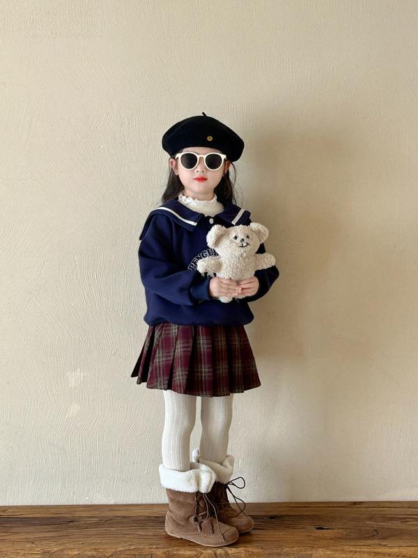 トレーナー ガールズ 子供服 裏起毛 暖かい 韓国風 ベビー服 かわいい 羊羔毛 トップス2