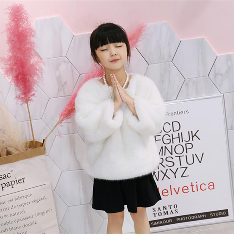 2子供服 スウェット 秋冬 防寒 暖かい フェイクファー トレーナー トップス カットソー 女の子 ガールズ