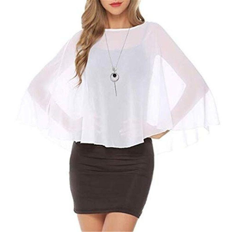 ショール 薄手 シフォン ジャケット アンサンブル 丸首 ウェディング ブライダル 結婚式 司会者 パーティー ストール 冷房対策 日焼け止め2