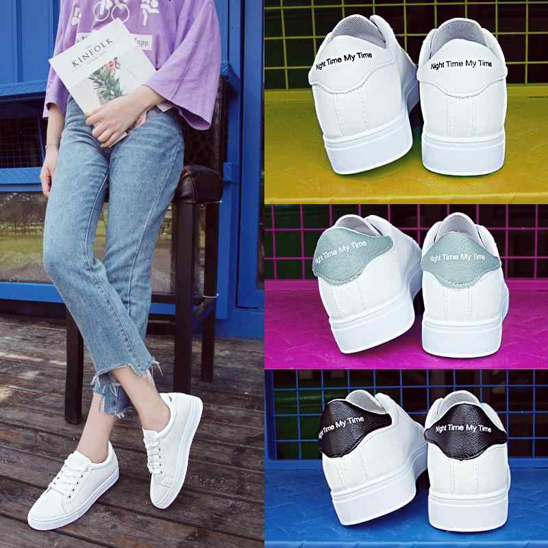 靴 レディース スニーカー フラット底 学生 運動靴 歩きやすい 痛くない 柔らかい 韓国風 カジュアル かわいい