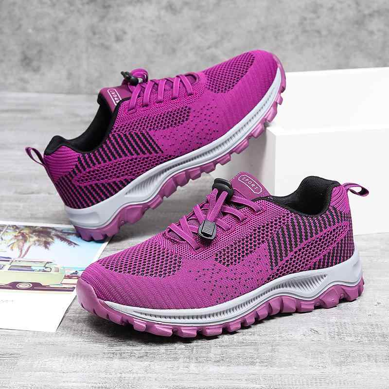 靴 レディース 婦人靴 スニーカー ウォーキングシューズ 運動靴 スリッポン メッシュ 通気性 柔らかい 履きやすい 疲れない 滑り止め 屈曲性 幅広 軽量 コンフォートシューズ カジュアル 普段使い 高齢者 シニア ミセス 春夏秋冬