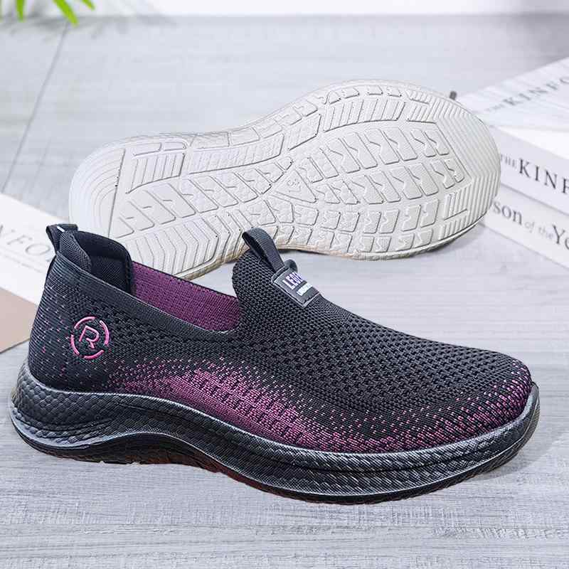 靴 レディース 婦人靴 スリッポン スニーカー 柔らかい底 快適 飞织 アッパー 高齢者 婦人用 普段使い 散歩 ポリウレタン製