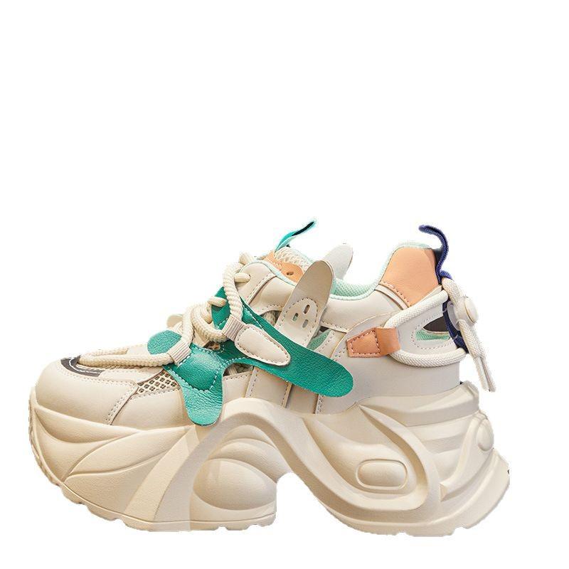 スニーカー レディース 厚底 インヒール 小柄 スポーツ カジュアル シューズ 春夏 軽量 外 व्यापार2