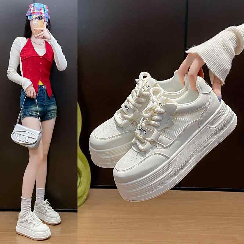 スニーカー レディース 厚底 韓国風