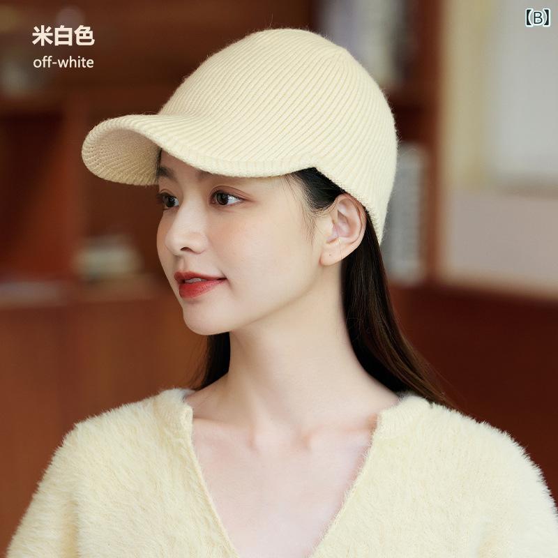 ニット帽 レディース 秋冬 保温 防寒 小顔効果 レトロ ベレー帽 キャップ