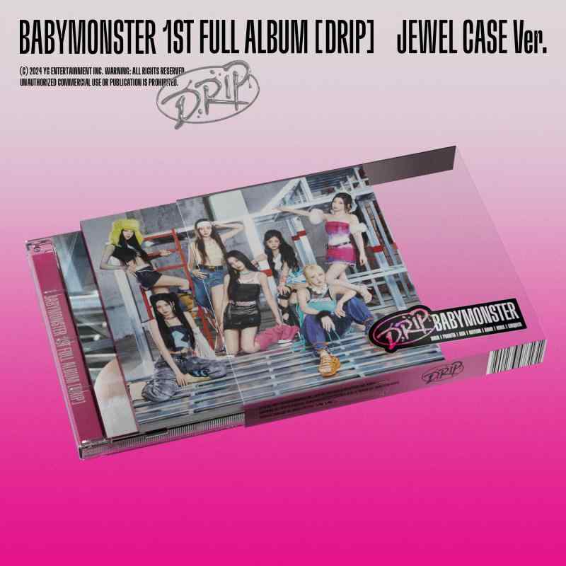 【中古】BABYMONSTER 1st FULL ALBUM [DRIP] JEWEL CASE Ver.（韓国盤）