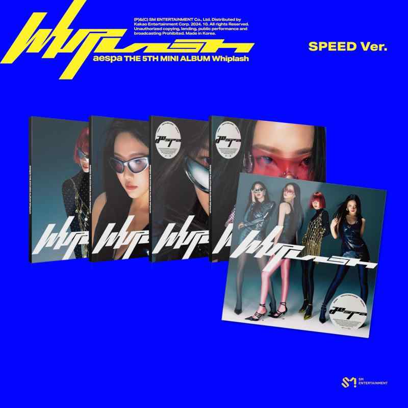 【中古】aespa 5th Mini [Whiplash (SPEED Ver.)]（韓国盤）