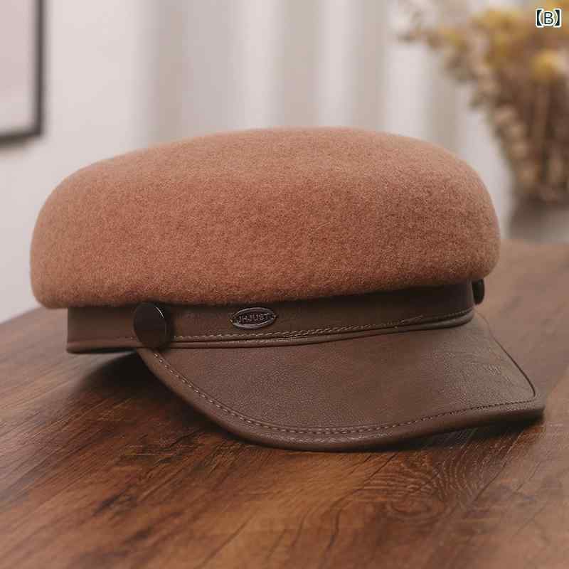 帽子 レディース 秋冬 防寒 羊毛 ウール キャスケット ハンチング ベレー帽 小顔効果 レトロ キャップ