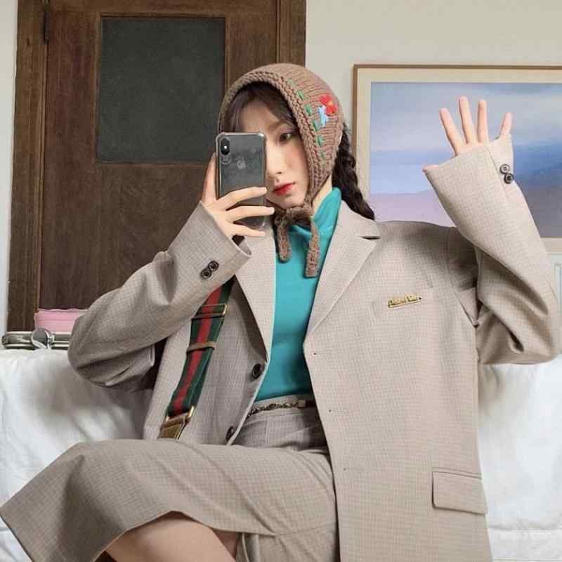 ニット帽 レディース 秋冬 かわいい 防寒 保温 耳当て付き 手編み風 ウール混 あったか イヤーマフ ケ..