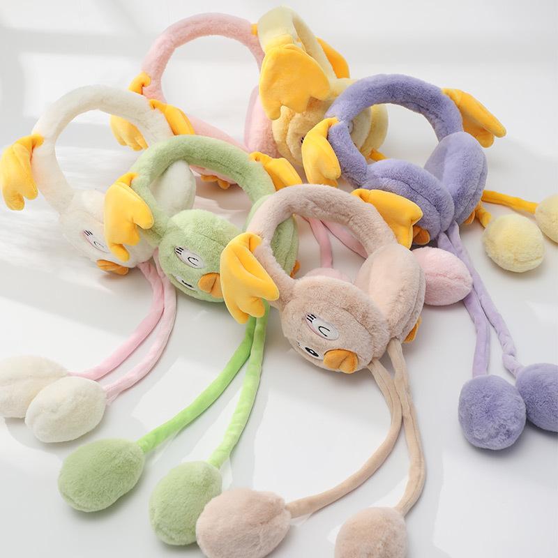 イヤーマフ レディース かわいい 防寒 アニマル 耳当て 秋冬 ふわふわ ヘアバンド カチューシャ