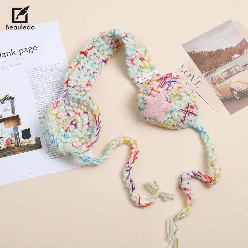 ニット帽 レディース 秋冬 暖かい かわいい 耳当て 厚手 防寒 保温 学生 ニット 毛糸 おしゃれ ファッション