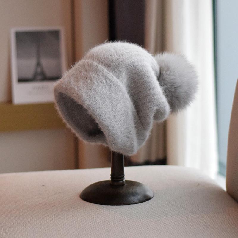 楽天市場】ラビットファーボンボン 帽子の通販