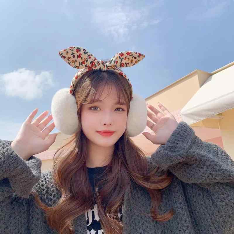 イヤーマフ レディース かわいい 蝶結び 防寒 耳カバー 自転車用 防風 イヤーウォーマー 秋冬 あったかグッズ2