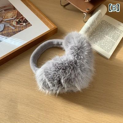 イヤーマフ レディース 秋冬 防寒 耳当て かわいい 暖かい フェイクファー ふわふわ もこもこ2 3