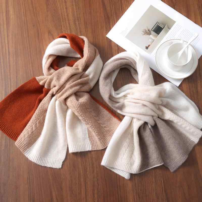 マフラー レディース 秋冬 護頸 純ウール ニット スヌード ネックウォーマー 毛糸 防寒 あったか 三色 プレゼント ギフト