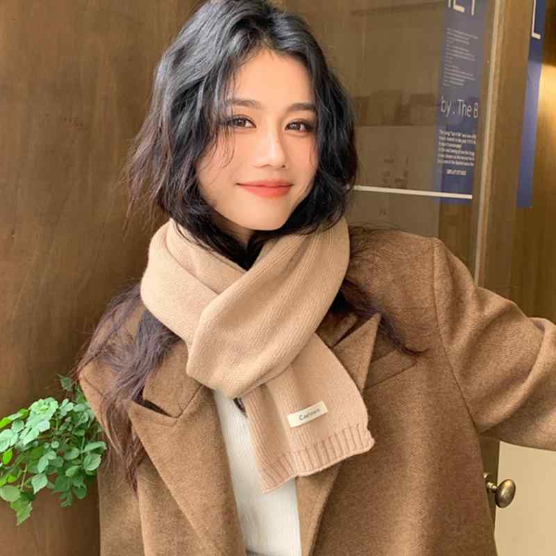 マフラー レディース 秋冬 男女兼用 高級感 カシミヤタッチ ニット 厚手 防寒 暖かい ネックウォーマー ショール ストール ひざ掛け ブランケット