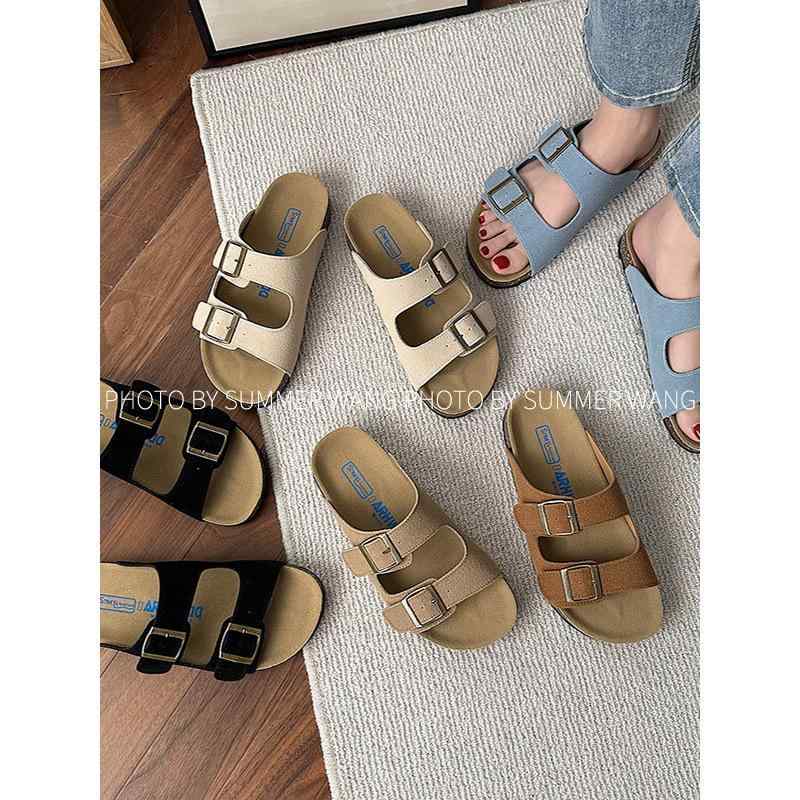 サンダル レディース 厚底 フラット ボストン サンダル スリッパ ルームシューズ 普段使い リラックス ナチュラル 疲れない 歩きやすい コンフォート 春夏 秋冬