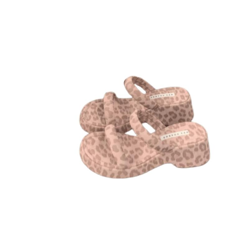 サンダル レディース 厚底 ビーチサンダル 坡跟 クッション性 履きやすい 快適 疲れない カジュアル リゾート 春夏