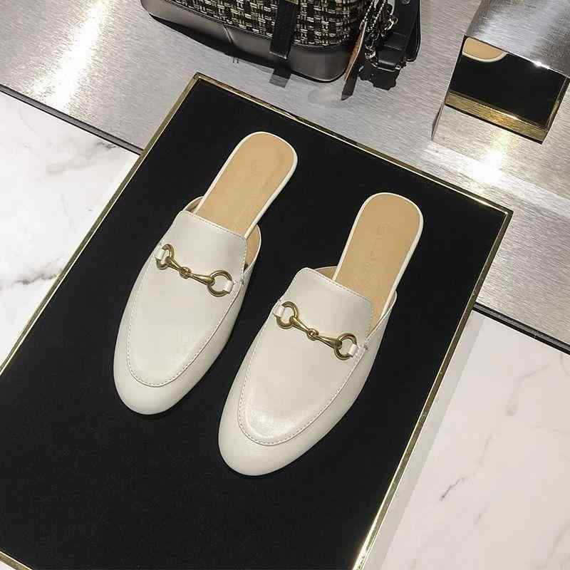 サンダル レディース 真皮 フラット ローファー スリッパ ミュール 馬具飾り付き モカシン ドライビングシューズ ぺたんこ 履きやすい 歩きやすい 外履き 室内履き ファッション カジュアル