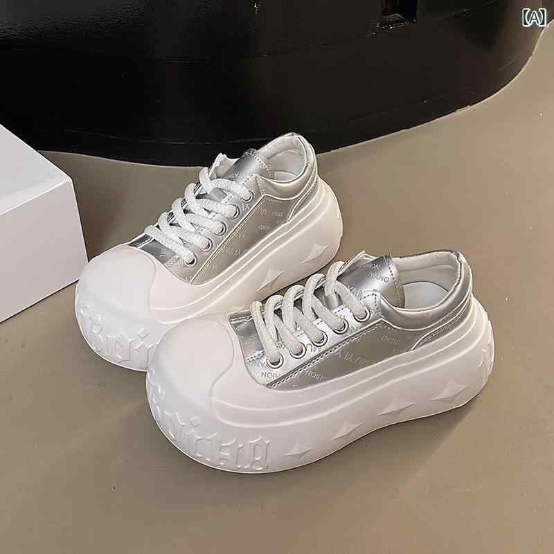 スニーカー レディース 厚底 スニーカー カジュアル シューズ 大頭靴 パンプス ファッション パン