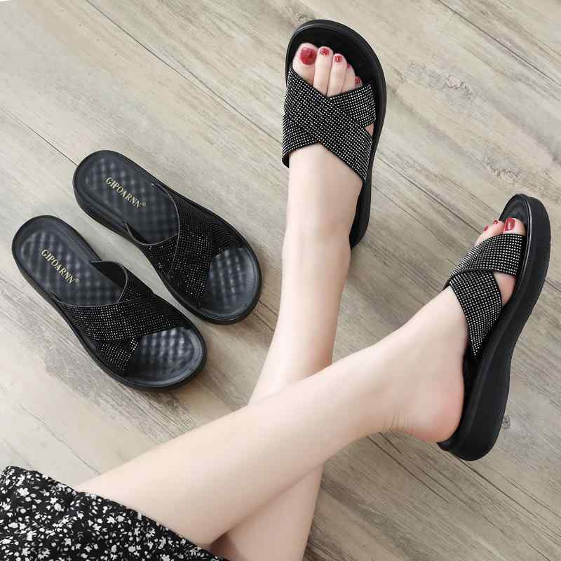 サンダル レディース 婦人 ミュール スリッパ 厚底 衝撃吸収 滑り止め 履きやすい 痛くない 歩きやすい 普段使い