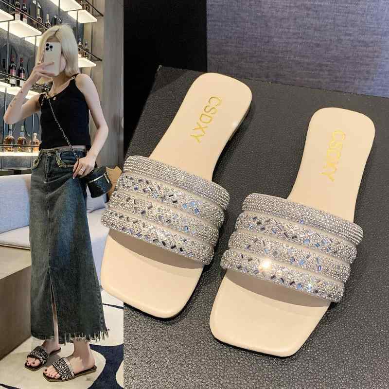 サンダル レディース 大きいサイズ 幅広 甲高 フラット ローヒール ぺたんこ 41 42 43 カジュアル 外履き 普段使い