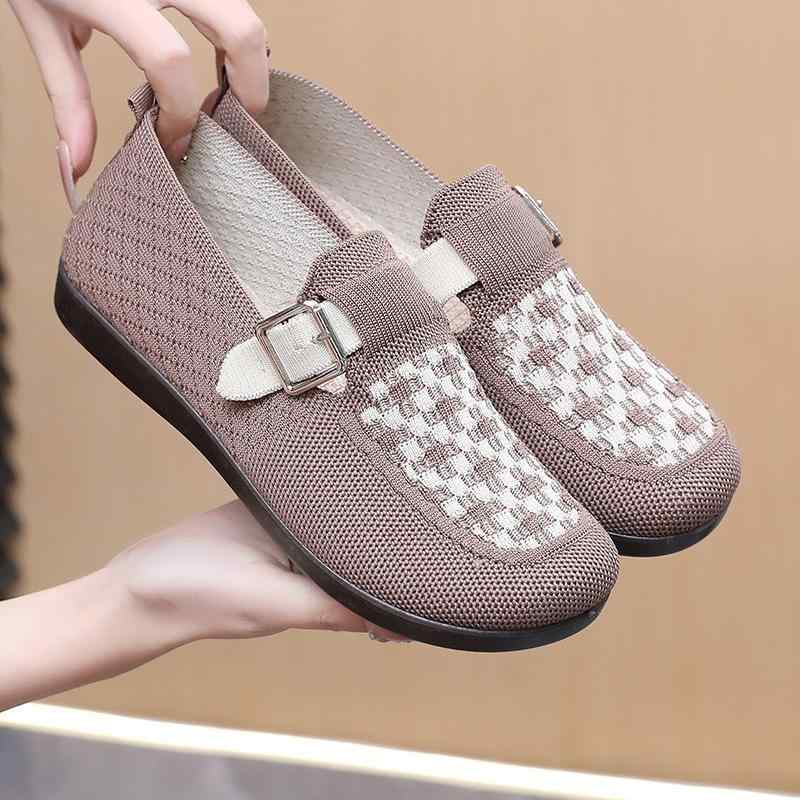 靴 レディース 婦人靴 柔らかい底 履きやすい 疲れない スリッポン ローヒール 耐摩耗性 ぺたんこ靴 春秋 滑り止め 婦人用 カジュアル